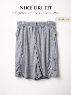Nike Gray Dri-FIT Athletic Shorts